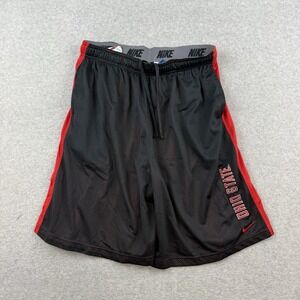 Ohio State Buckeyes Shorts Mens XL Black Red Basketball Short Dri Fit Athlesiure